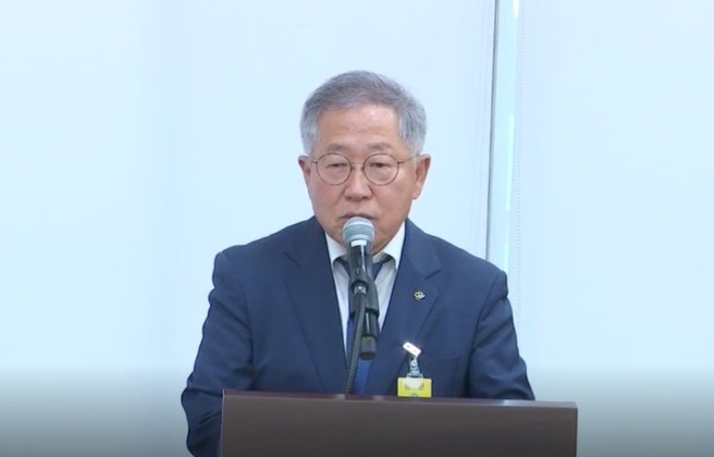 지방의료원연합회 김영완 회장(서산의료원장)이 지역의대를 통한 안정적 의사 인력 공급을 강조했다(국회방송 갈무리).