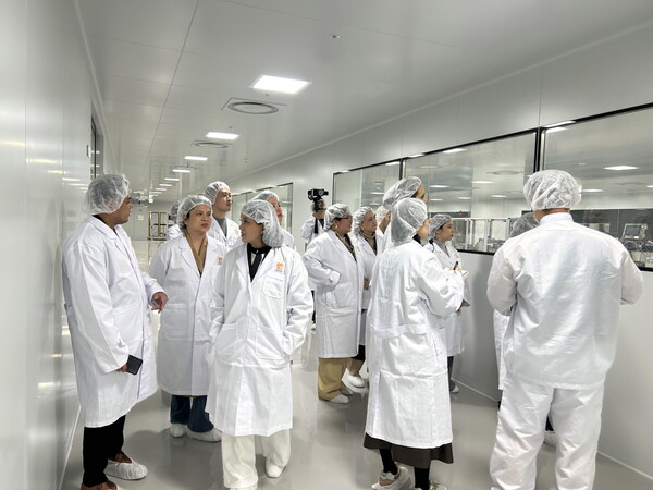 대웅제약 나보타 향남공장 투어 모습(사진제공: 대웅제약).