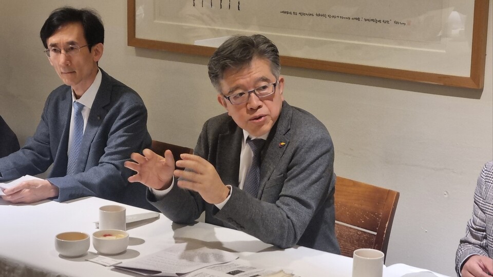 국립암센터 양한광 원장은 기자간담회에서 “AI와 빅데이터를 활용한 암 연구를 강화하겠다”고 밝혔다(ⓒ청년의사).