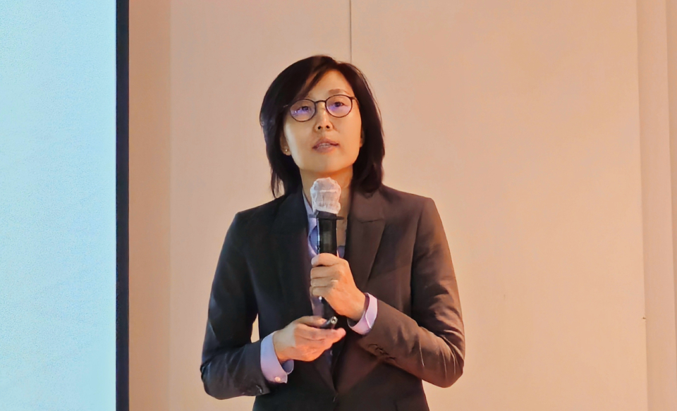 연세대 디지털헬스연구원 스마트헬스케어센터장인 권자영 교수는 지난 14일 '하이펙스 2025 해운대'에서 디지털 혁신 사례를 공유했다(ⓒ청년의사).